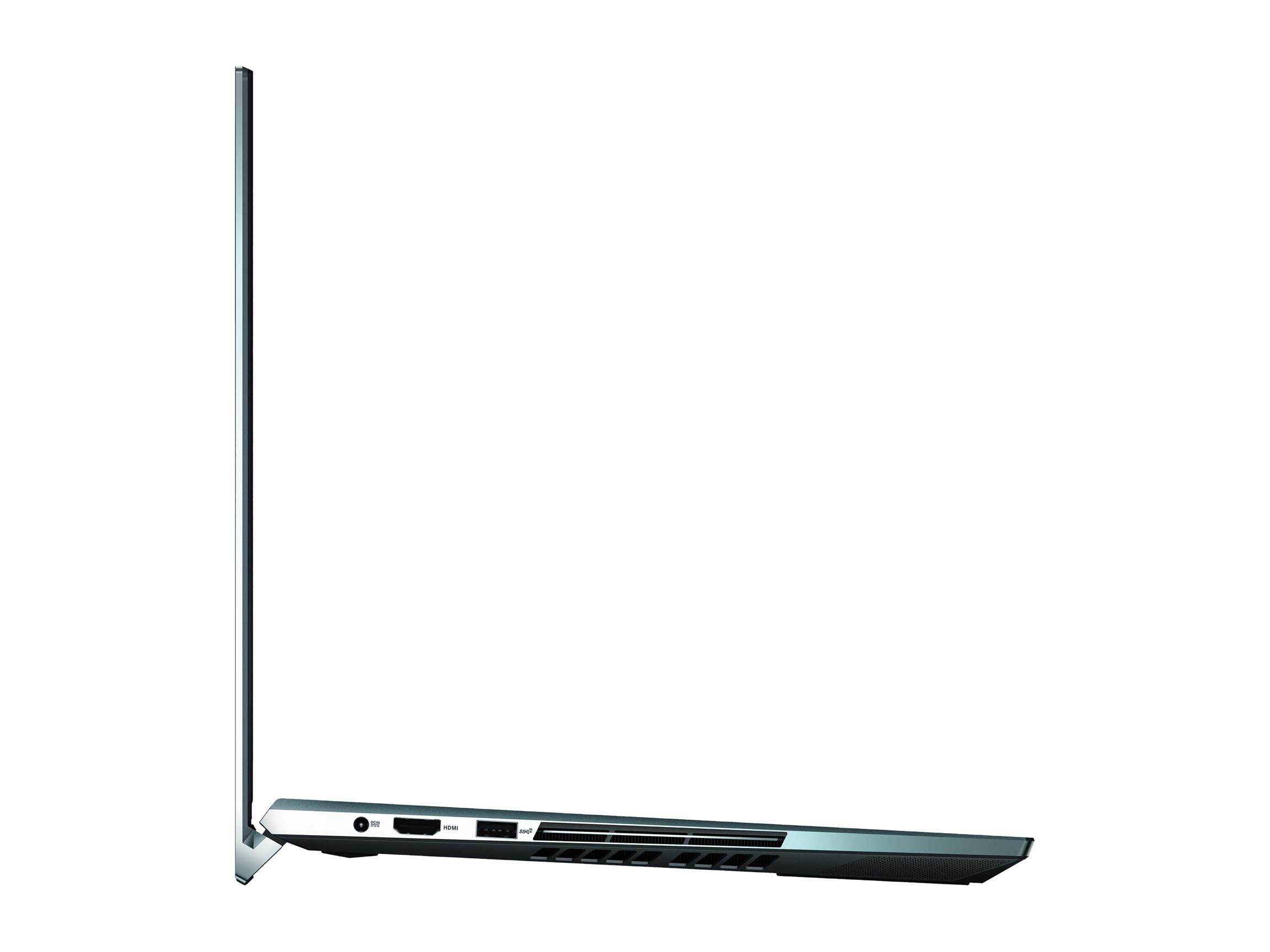 ASUS ZenBook Pro Duo UX581 15.6" 4K UHD NanoEdge Bezel Touch, Intel Core i7-9750H, 16 GB RAM, 1 TB PCIe SSD, GeForce RTX 2060, Innovative ScreenPad Plus, Windows 10 Pro - UX581GV-XB74T, Celestial Blue