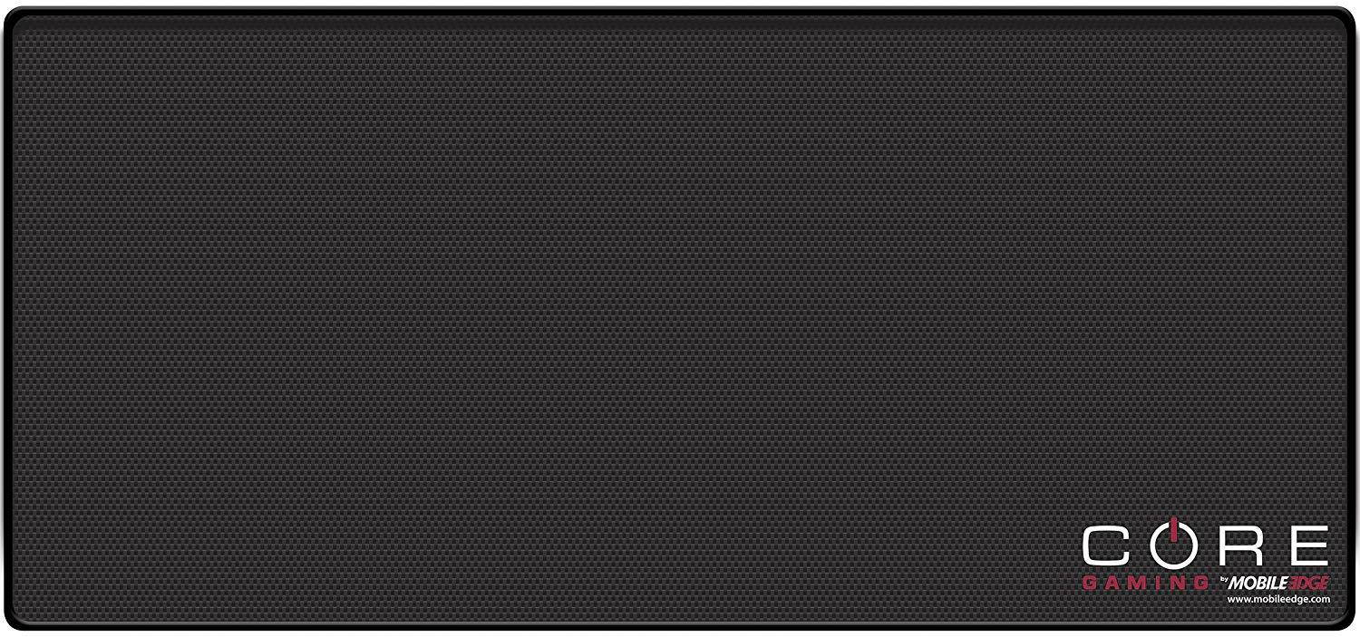 Mobile Edge Core Gaming Mouse Mat, XL Size 32.5 Inch X 15 Inch, Non-Slip Backing, Perfect Size for All Gaming/Work/School Applications, Black MEAGMP2