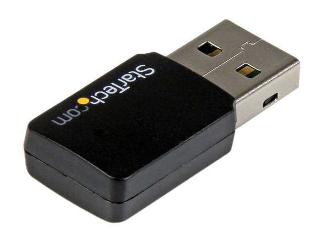 StarTech.com USB 2.0 AC600 Mini Dual Band Wireless-AC Network Adapter - 1T1R 802.11ac WiFi Adapter