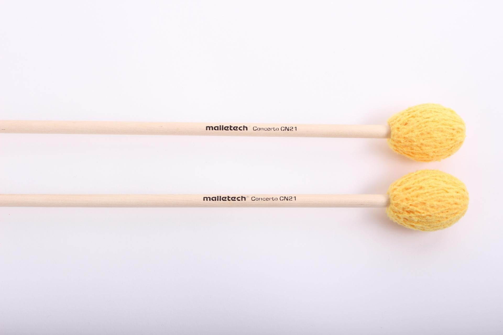 Malletech CN21 Concerto Yellow Marimba Mallet