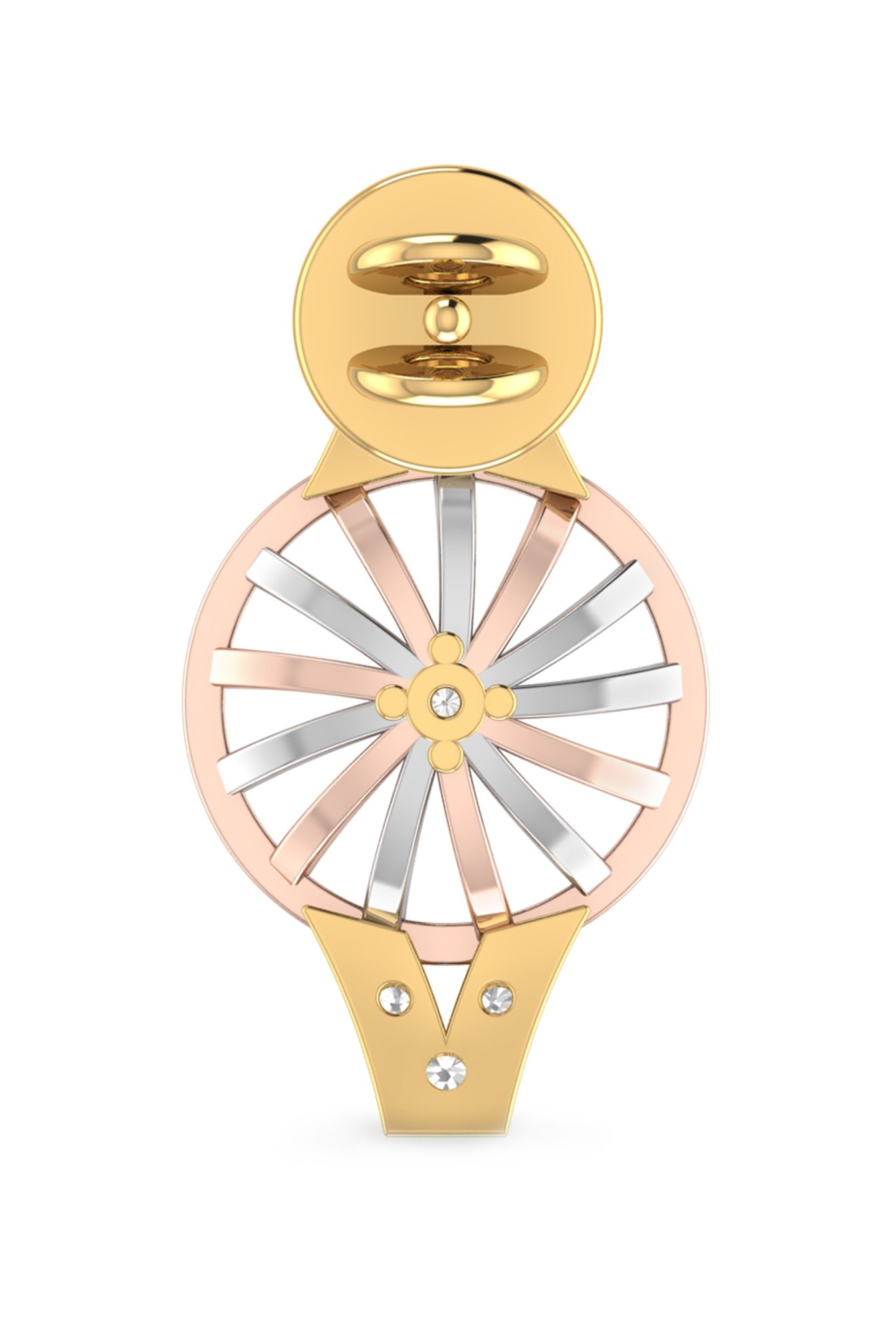 PC Jeweller Dallin 22 kt Gold Earrings