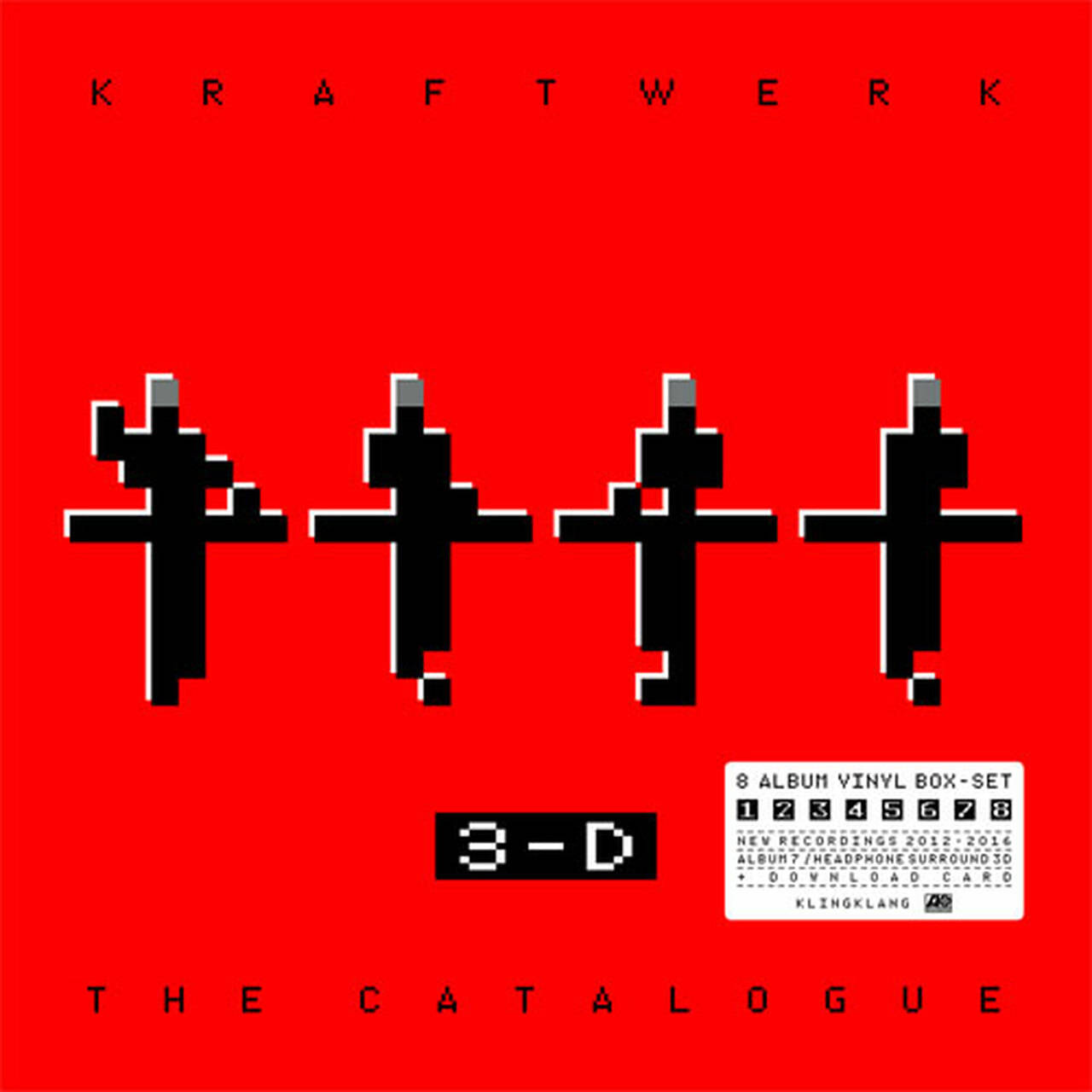 Kraftwerk 3-D: The Catalogue 1 2 3 4 5 6 7 8 180g 9LP Box Set (Vinyl)