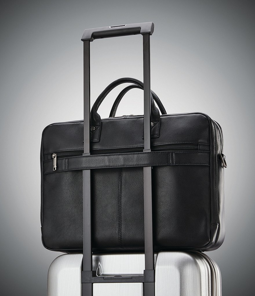Samsonite Classic Leather Toploader Brief Case