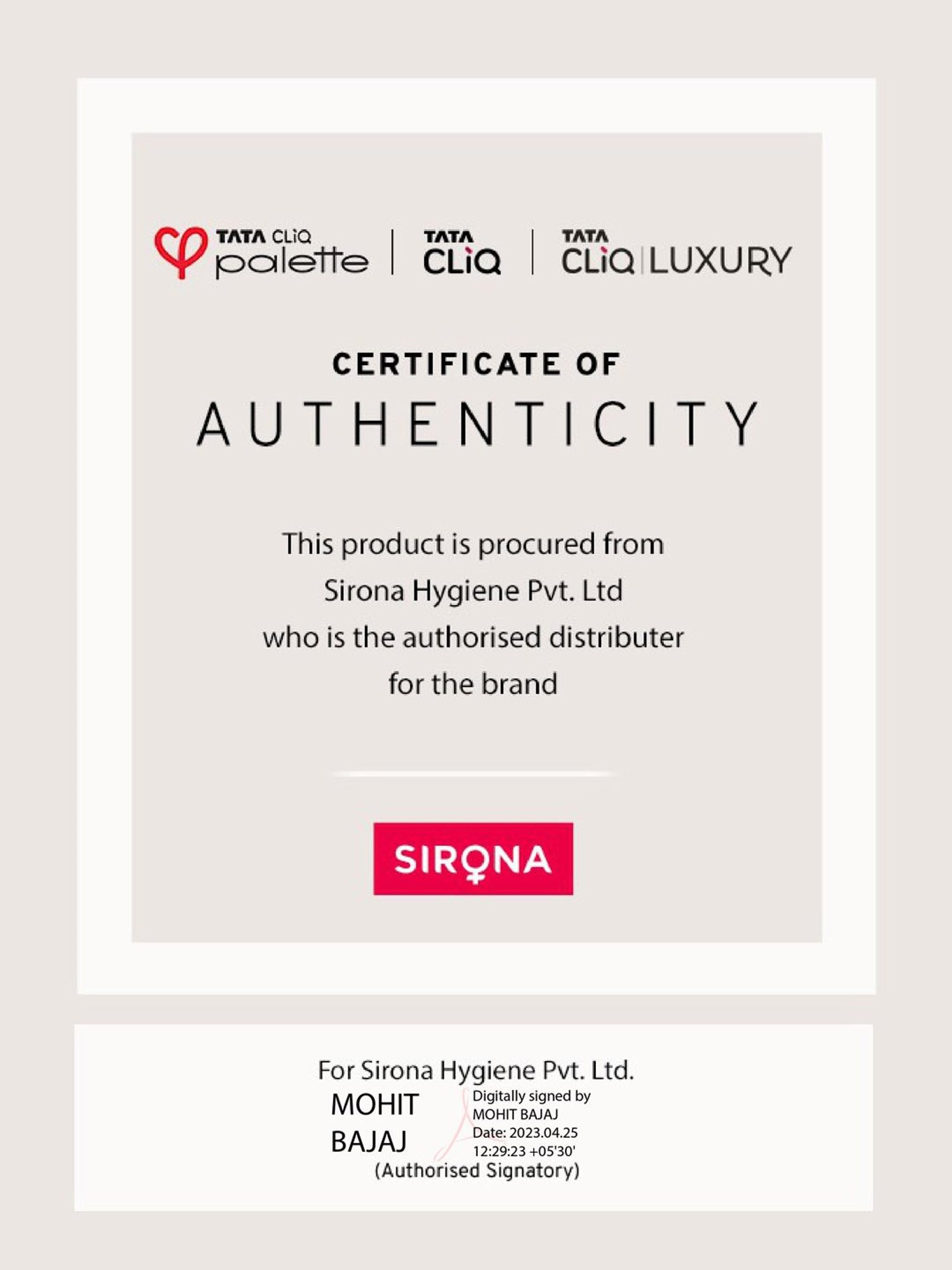 Sirona Natural pH Balanced Refreshing Intimate Wash - 100 ml