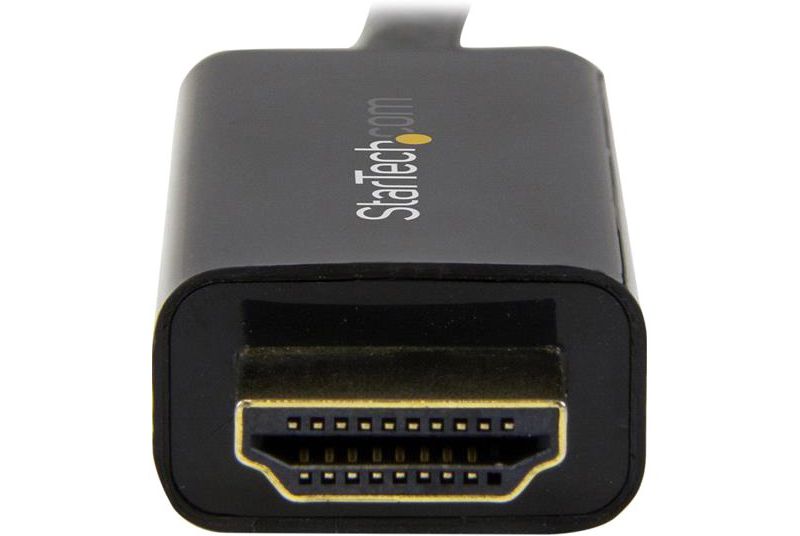 StarTech.com 6ft Mini DisplayPort to HDMI Cable - 4K 30hz Monitor Adapter Cable - mDP PC or Macbook to HDMI Display (MDP2HDMM2MB)