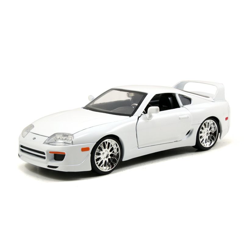 Jada Toys Fast & Furious 1995 Toyota Supra Die-Cast Vehicle 1:24 Scale Glossy White