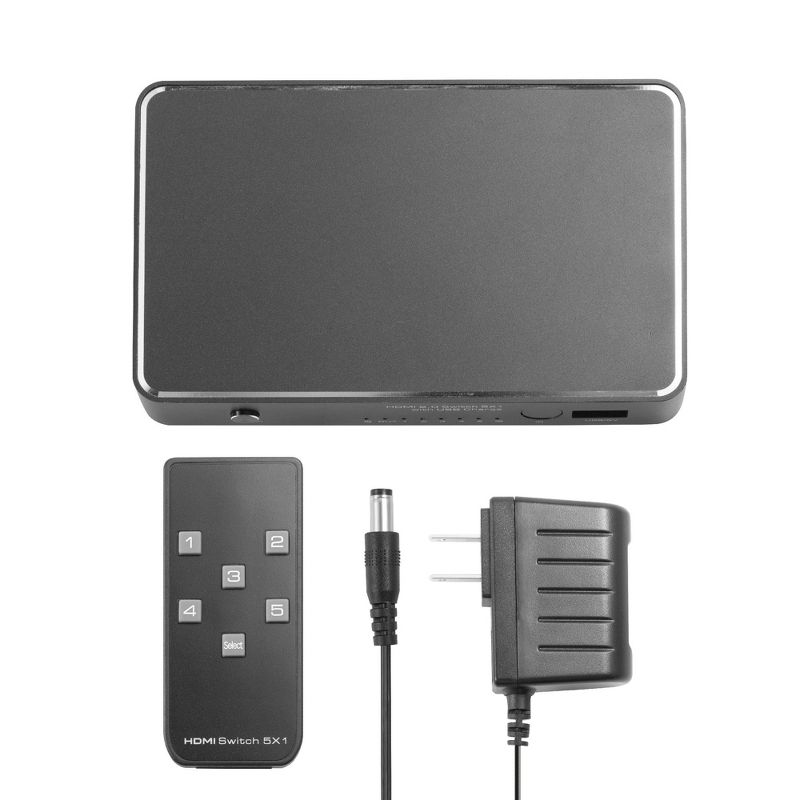 Philips 3 Port HDMI Switch - Black