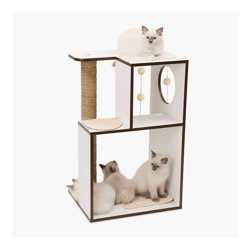 PETKIT Flying Fish Cat Scratcher - White/Blue