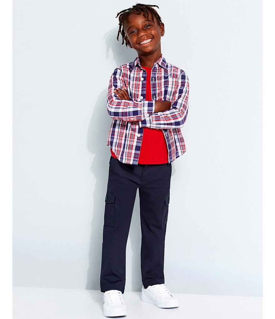 Class Club Little Boys 2T-7 Stretch Twill Cargo Pants