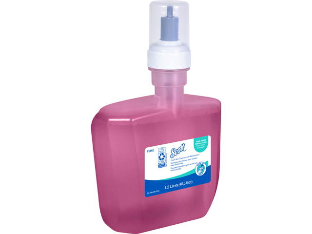 Scott Pro (formerly Kleenex) Liquid Hand Soap with Moisturizers (91592), Pink, Floral Scent, 1.2L E-Cassette, 2 Bottles / Case - Same Kleenex quality, now Scott branded