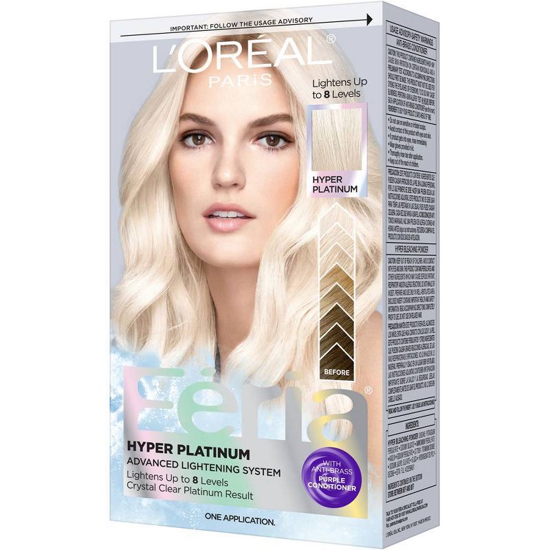 L'Oreal Paris Feria Hyper Platinum Advanced Lightening System Bleach Hyper Platinum