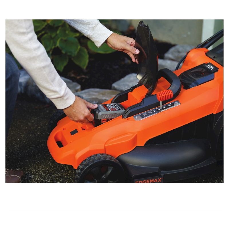 14" 120 Volts, 60Hz, 8 Amp, 960 Watts Corded Electric Lawnmower - Green - Earthwise