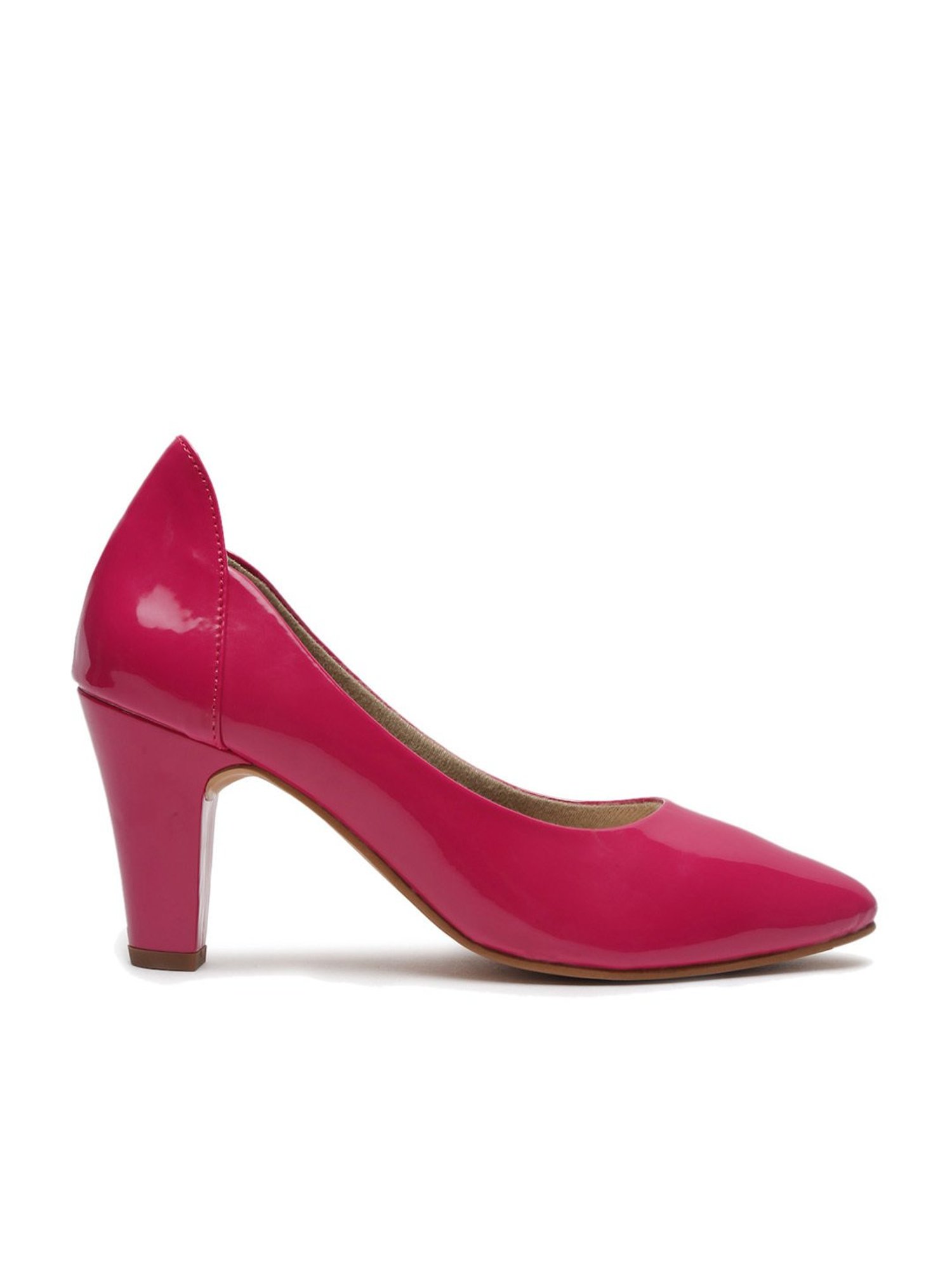 Flat N Heels Women's Pink Formal Pumps