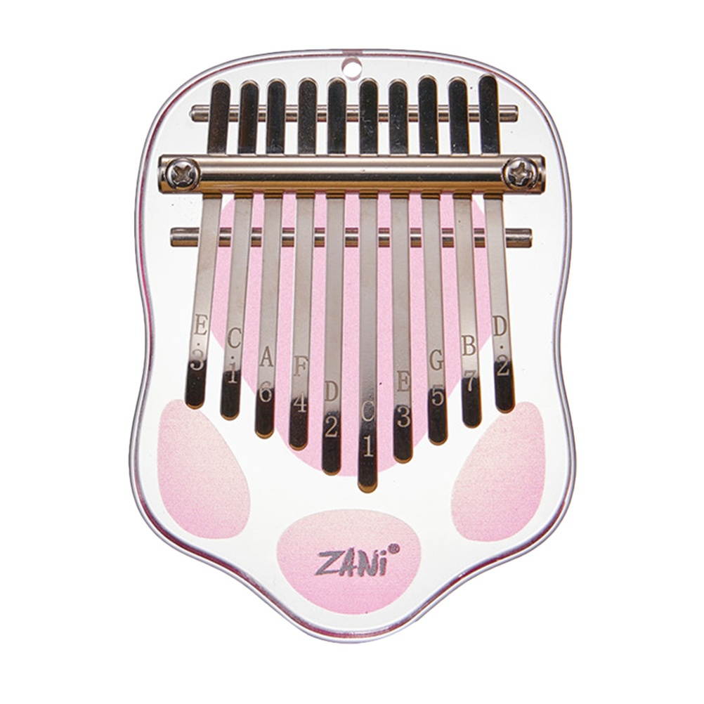 1 Set Compact Lightweight Portable Kalimba Thumb Piano Acrylic Finger Piano for Men