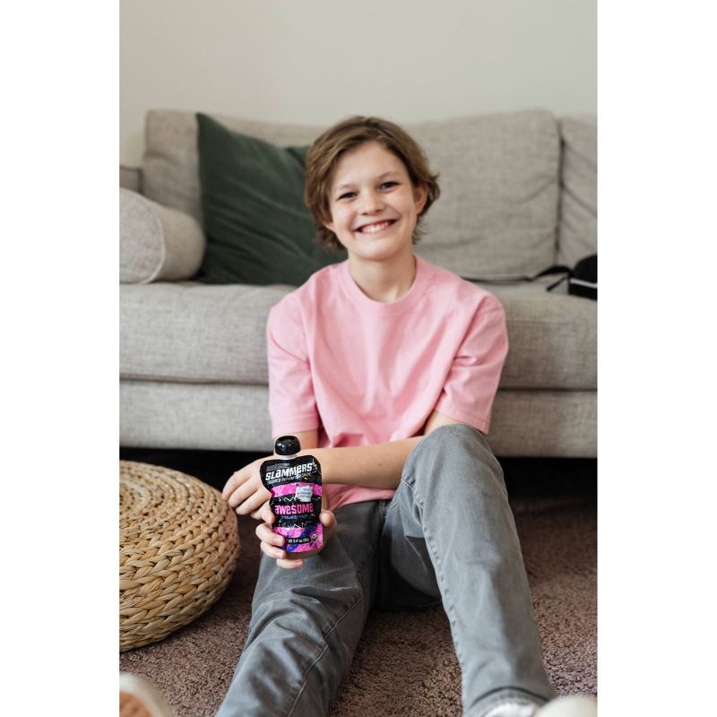 Organic Slammers Superfood Snack Awesome Fruit & Veggie Pouches - 3.17oz 4pk