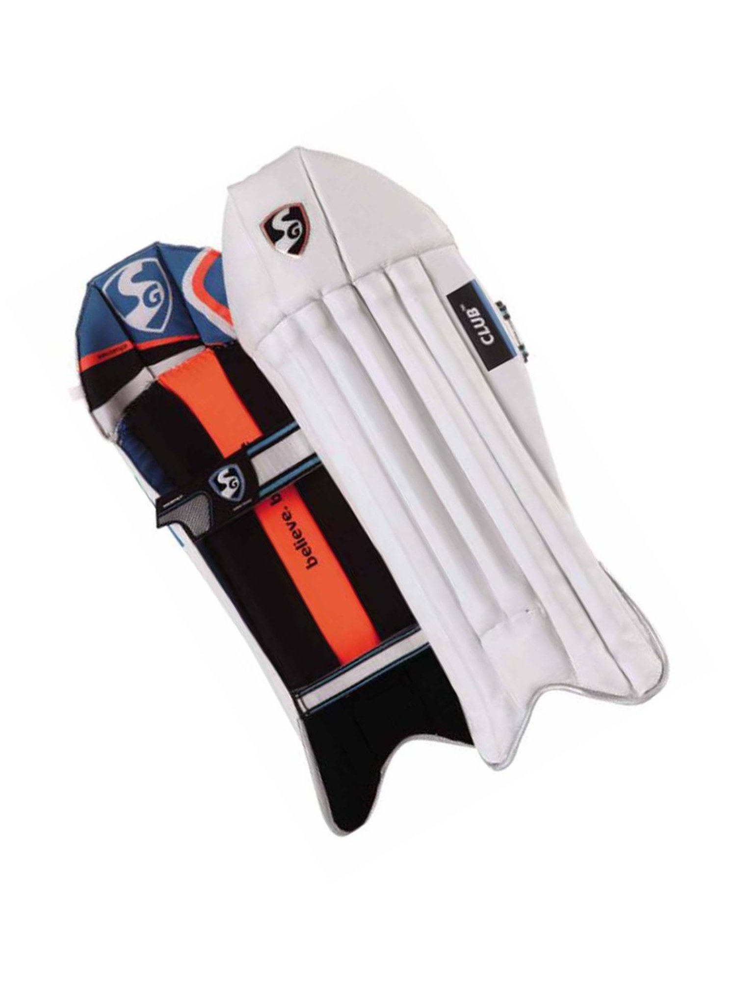 SG White Club Wicketkeeping Legguards for Youth