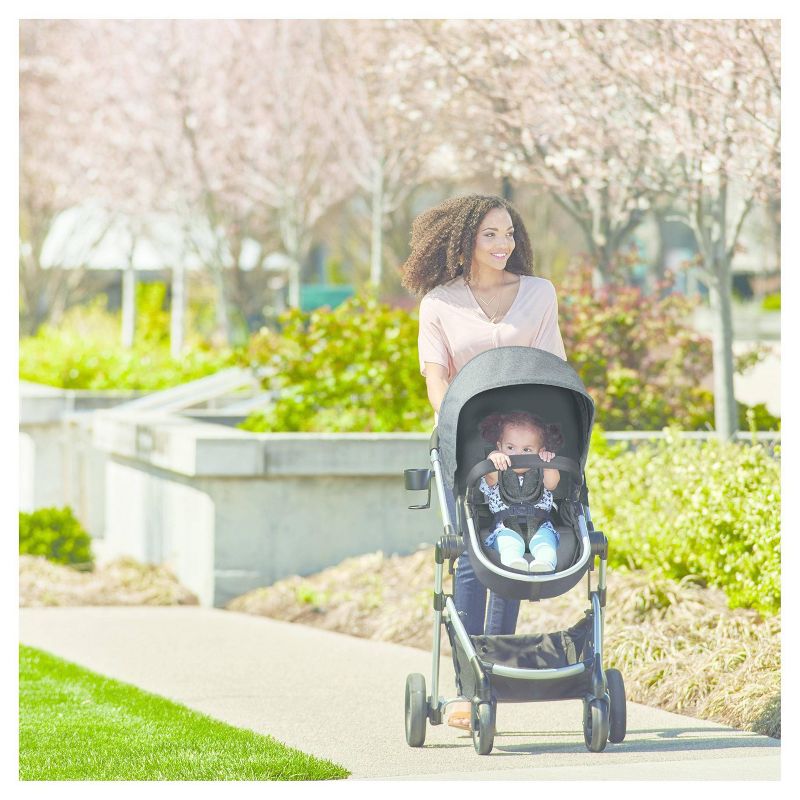 Cybex Eezy S+2 Travel System with Aton 2 Infant Car Seat - Deep Black