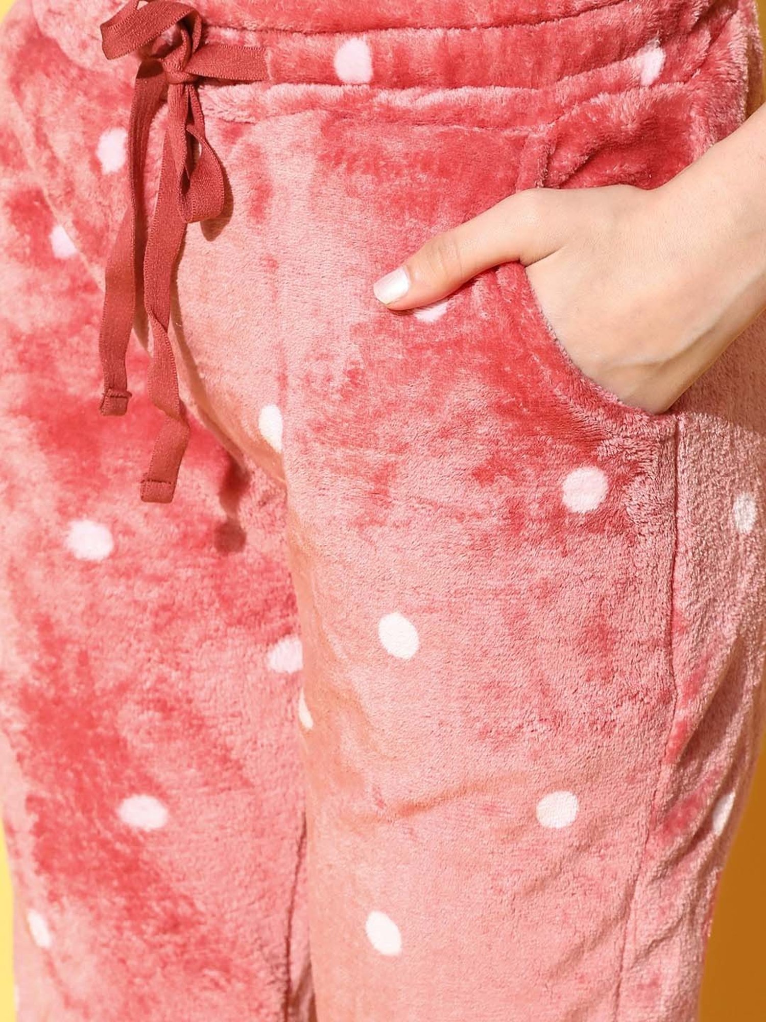 Sweet Dreams Pink Printed Sweatshirt Pyjamas Set