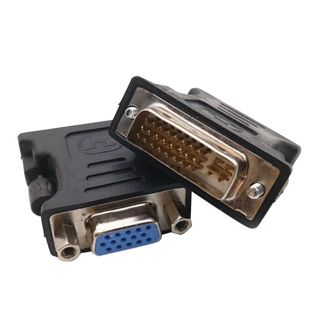 HDMI to VGA  GoldPlated HDMI to VGA Adapter Male to Female Compatible for Computer Desktop Laptop PC Monitor Projector HDTV Chromebook Raspberry Pi Roku Xbox and More Black