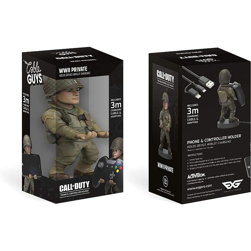 Exquisite Gaming Call of Duty WWII Cable Guys 8 Inch Phone & Controller Holder | Private
