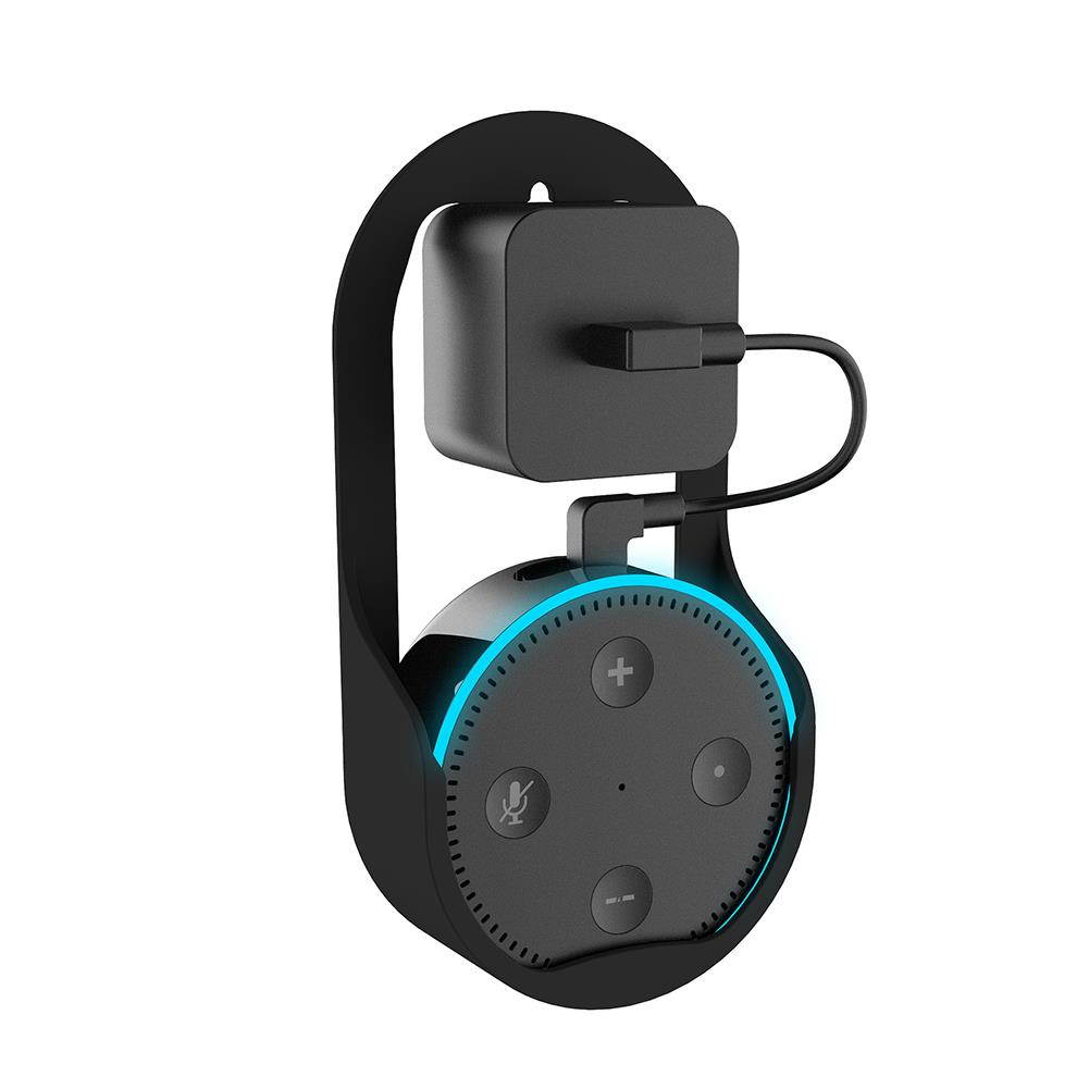 Arrival  Plastic Black Universal Smart Loudspeaker Echo Dot 2 Fixed Charging Wall Mount Brackets