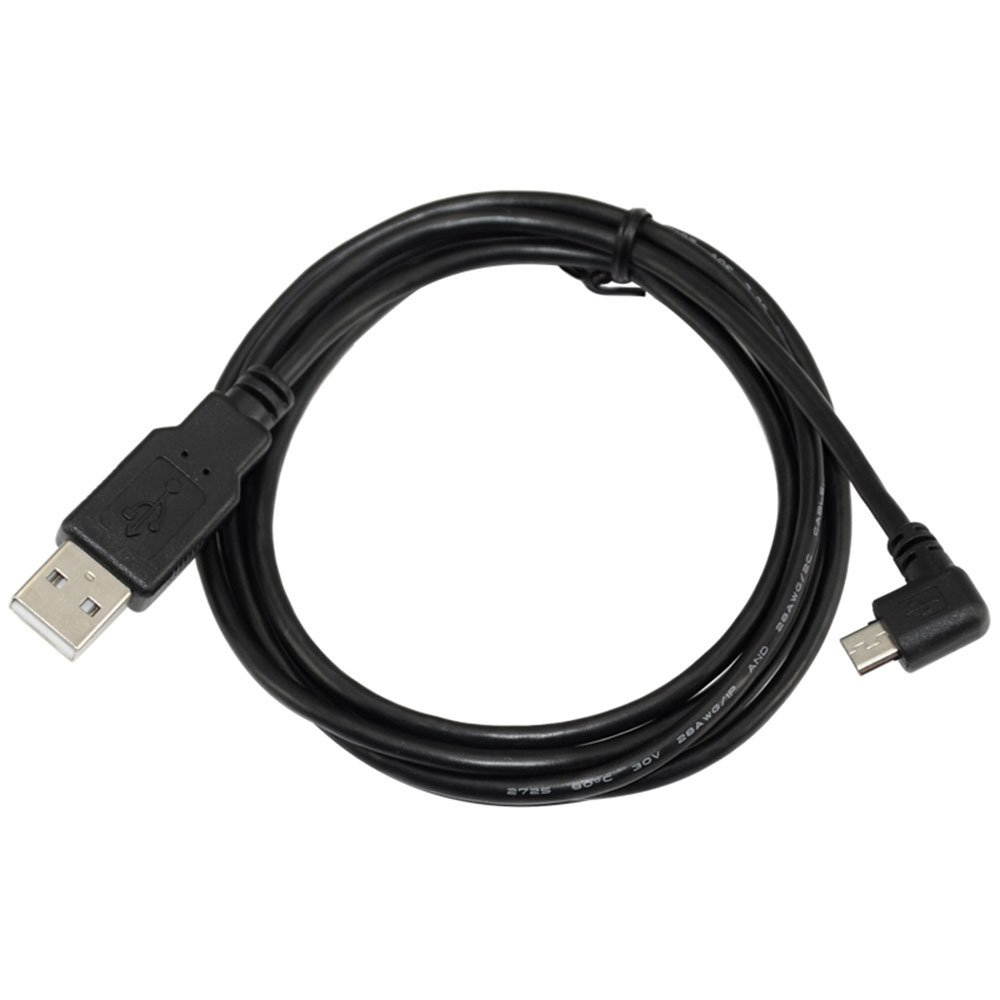 USB 2.0 A Male to Micro B 5 Pin Left Angled 90 degree Male Cable Lead, Micro USB Cable Android Charger, High Speed USB to Micro USB Cable, USB 2.0 A Male to Micro B Male, USB Charging Cable