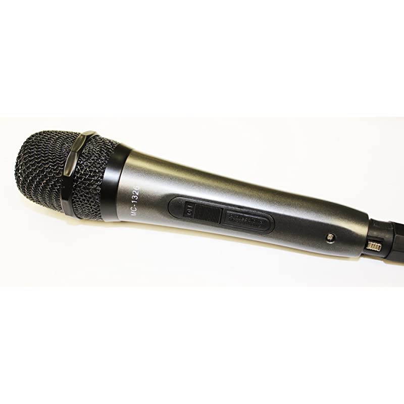 Professional Unidirectional Dynamic Microphone with 10ft Cord and on/off switch