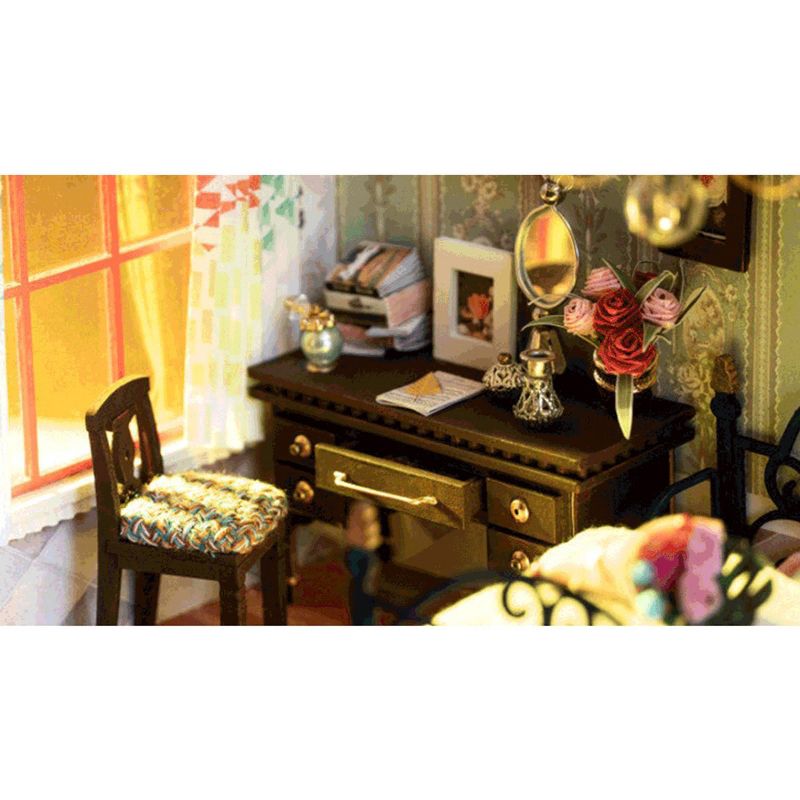 Hands Craft DIY 3D Wooden Puzzles - Miniature House: Paris Midnight