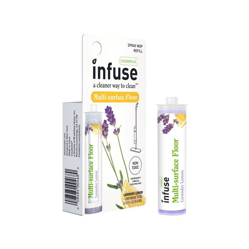Casabella Infuse Multi-surface Floor Cleaner Refill Concentrate - Lavender Lemon - 0.33oz