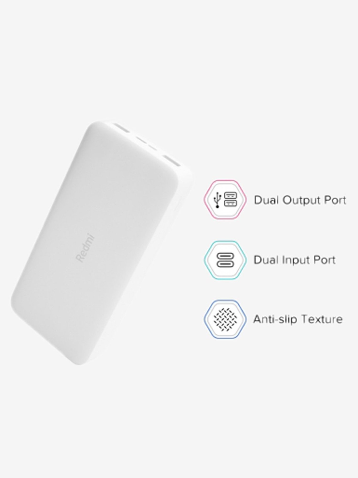 Redmi 20000mAh Power Bank (PB200LZM, White)