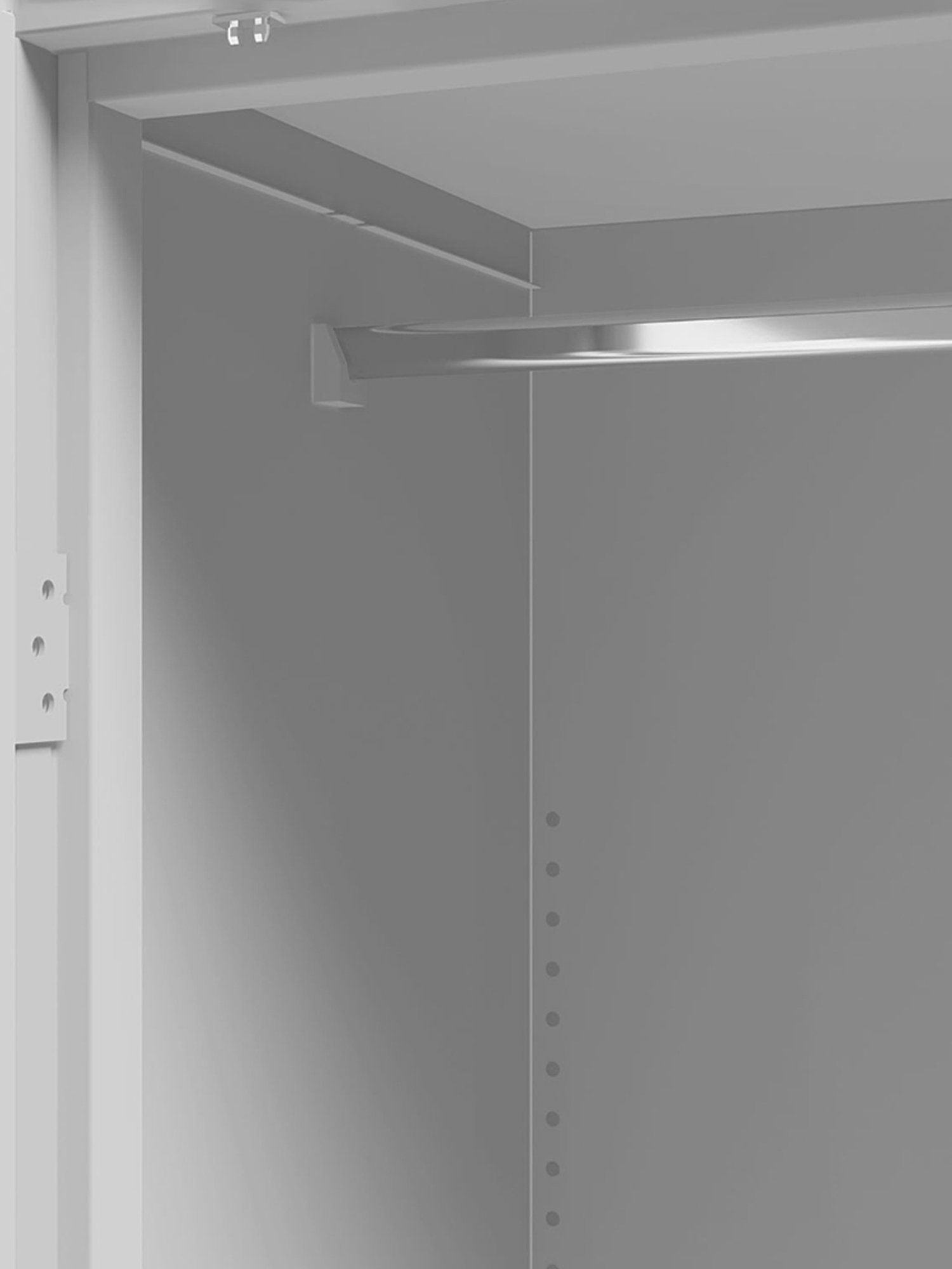 Home Basics 5 Dual Hook Chrome Plated Steel Over the Door Hanging Rack