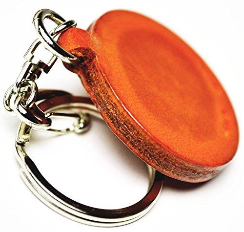 Boston Terrier Leather Plate Dog Keychain Vanca Craft-collectible Keyring Made in Japan