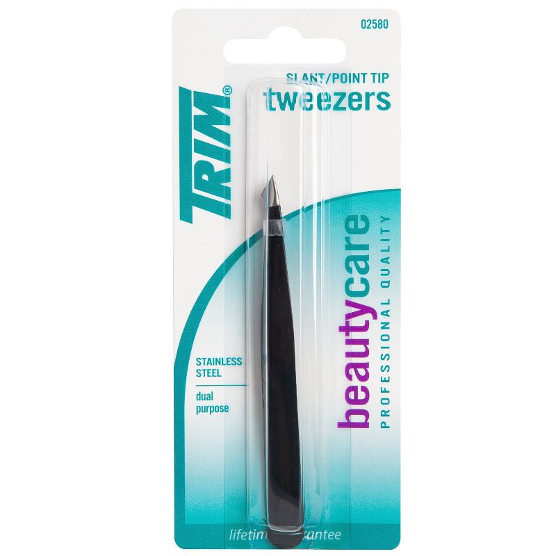 Trim Stainless Steel Slant/Point Tip Tweezers