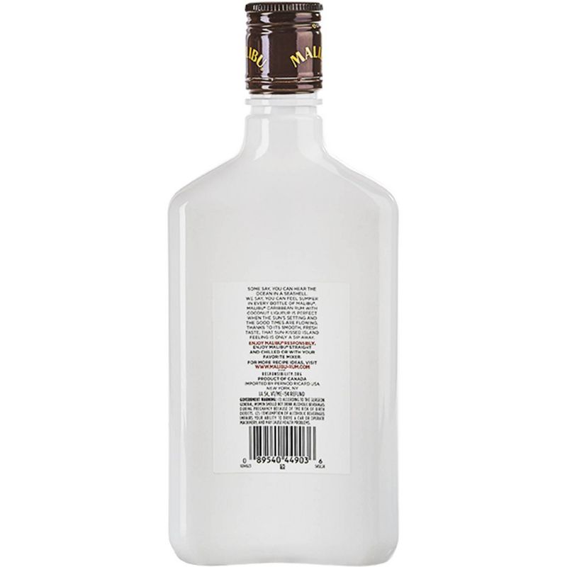 Malibu Coconut Caribbean Rum - 375ml Plastic Bottle