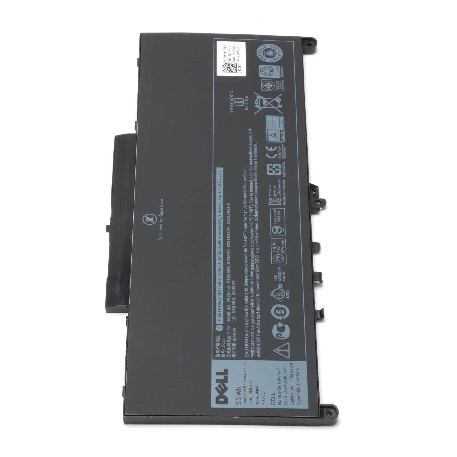 55Wh 7.6V OEM J60J5 Battery For Dell Latitude E7270 E7470 MC34Y 1W2Y2 242WD US