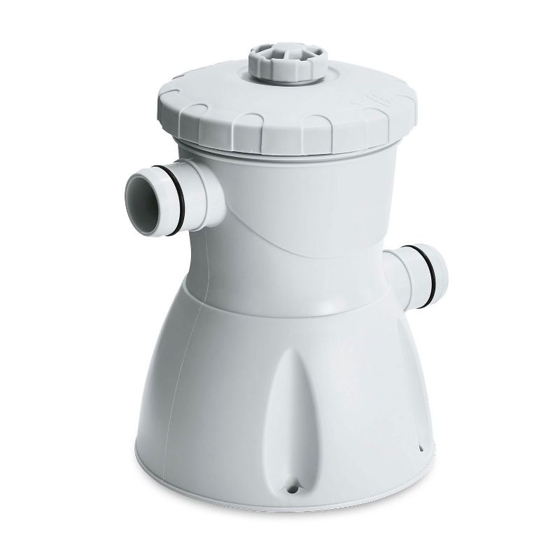 Summer Waves P53RX0330 330 Gallon Cartridge Filter Pump System with GCFI Plug, I Filter, Hose Clamps, and Hoses for Above Ground Swimming Pool