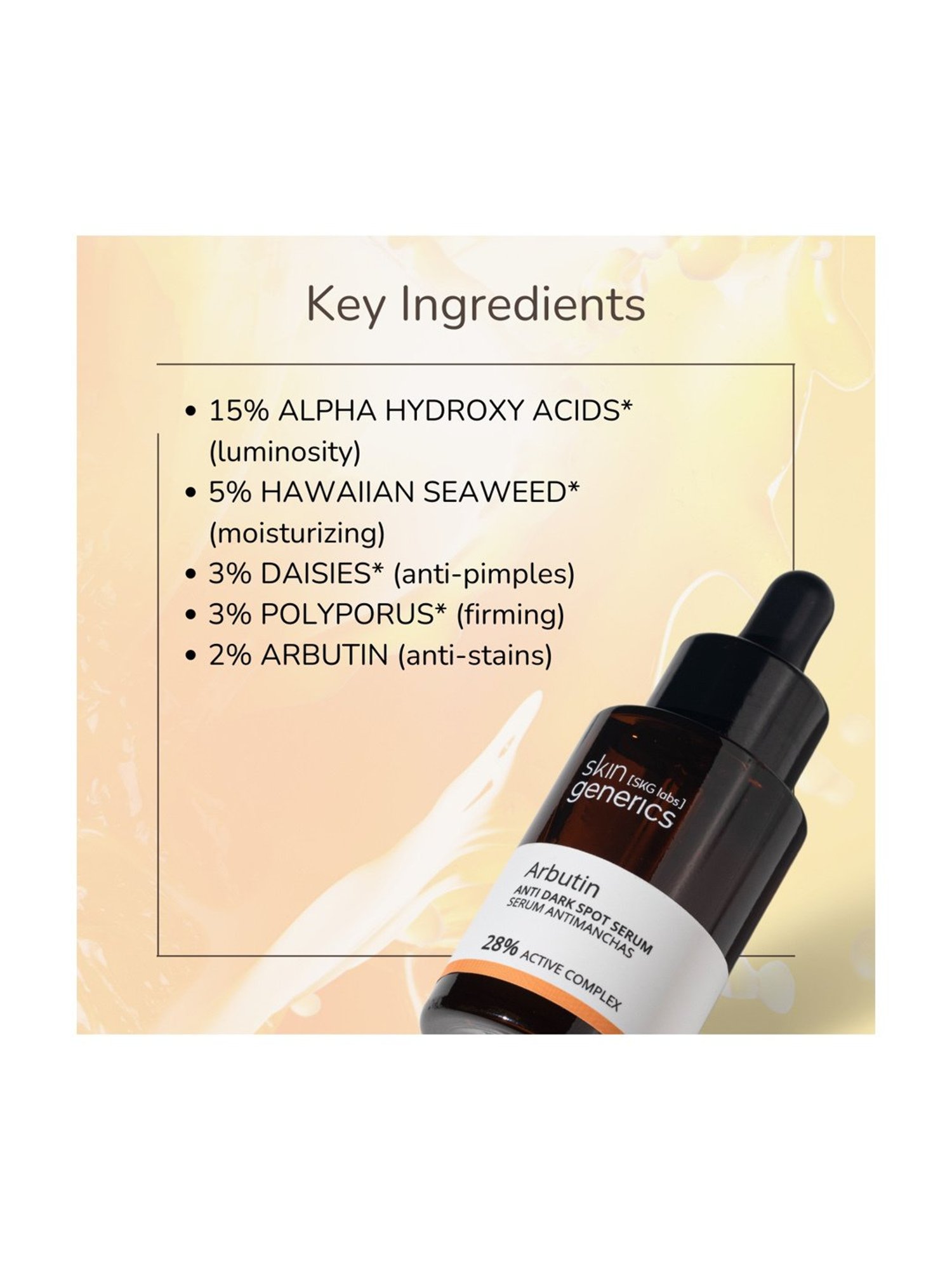 Skin Generics Arbutin Anti Dark Spot Night Serum - 30 ml