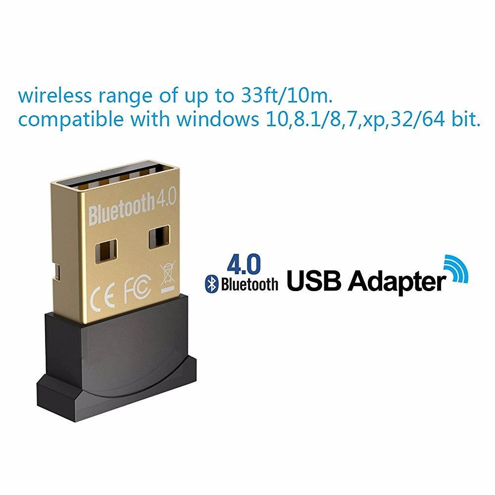 USB Bluetooth Adapter V 4.0 Dual Mode Wireless Bluetooth Dongle CSR 4.0 USB 2.0/3.0 Portable For Win 7 8 10 Vista XP