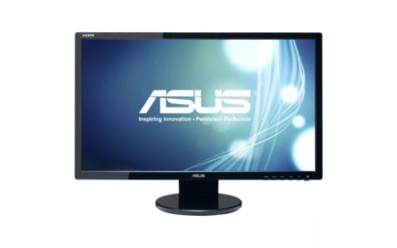 Asus VE248H 24" Full HD LED LCD Monitor - 16:9 - Black - 1920 x 1080 - 16.7 Million Colors - 250 Nit - 2 ms - 76 Hz Refresh Rate - 2 Speaker(s) - DVI