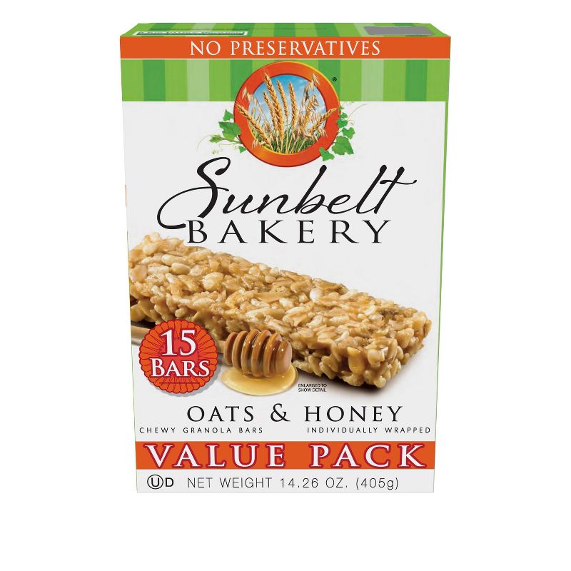 Sunbelt Bakery Oats & Honey Granola Bars - 8ct