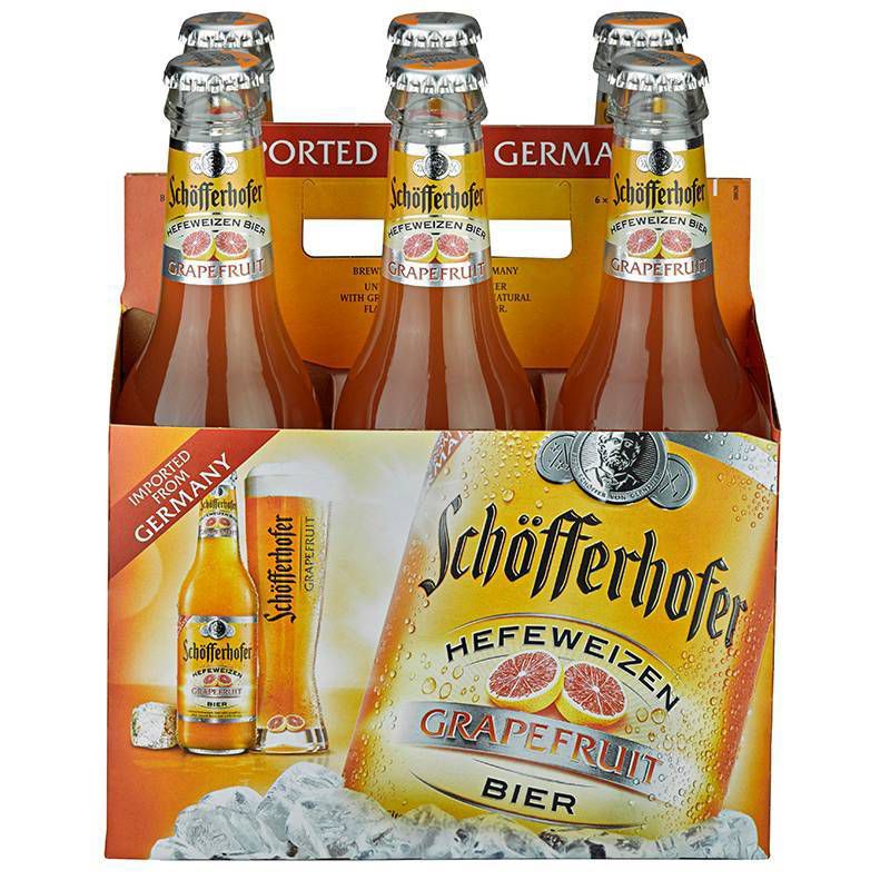 Schofferhofer Grapefruit Hefeweizen Beer - 6pk/12 fl oz Bottles