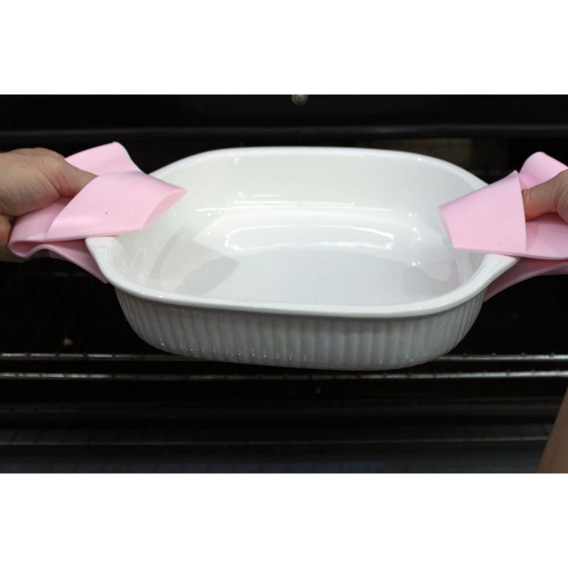 2pk Cotton Buffalo Check Oven Mitt Set Black - Design Imports