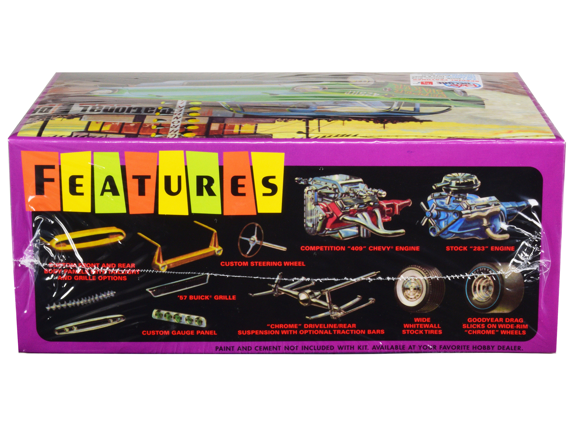 Skill 2 Model Kit 1955 Chevrolet Nomad 3-in-1 Kit "Trophy Series" 1/25 Scale Model by AMT