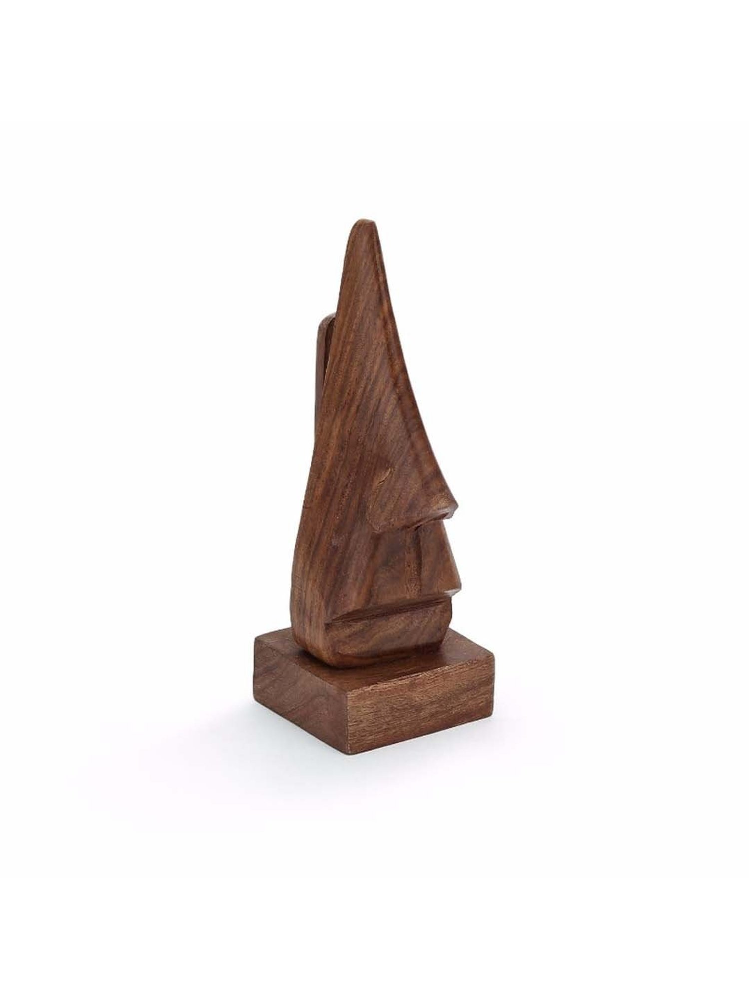 Unravel India Brown Wood Spectacle Stand - Set of 1