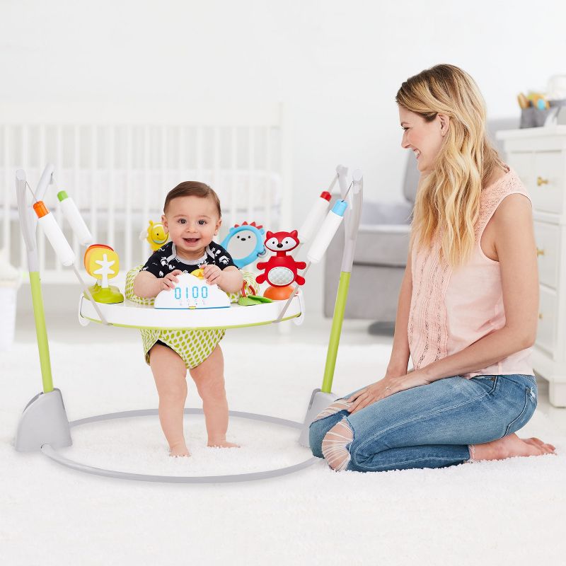 Evenflo Exersaucer Tiny Tropics 2-in-1 Baby Seat + Doorway Jumper