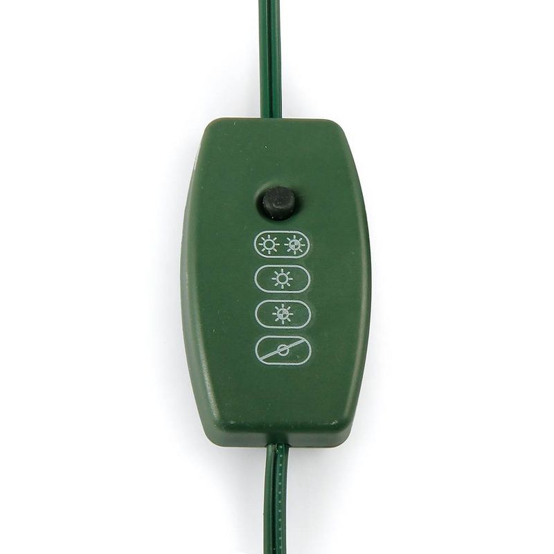 Home Heritage 7 Foot Artificial Cascade Pine Christmas Tree Bundled with Golden Metal Rotating Stand