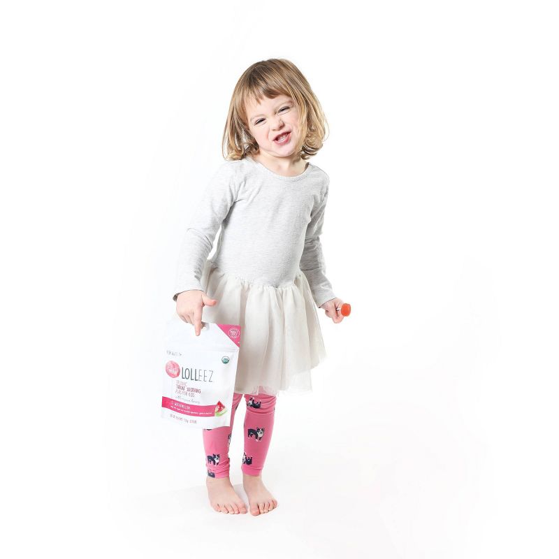 Lolleez Children's Organic Throat Soothing Pop - Watermelon - 15ct