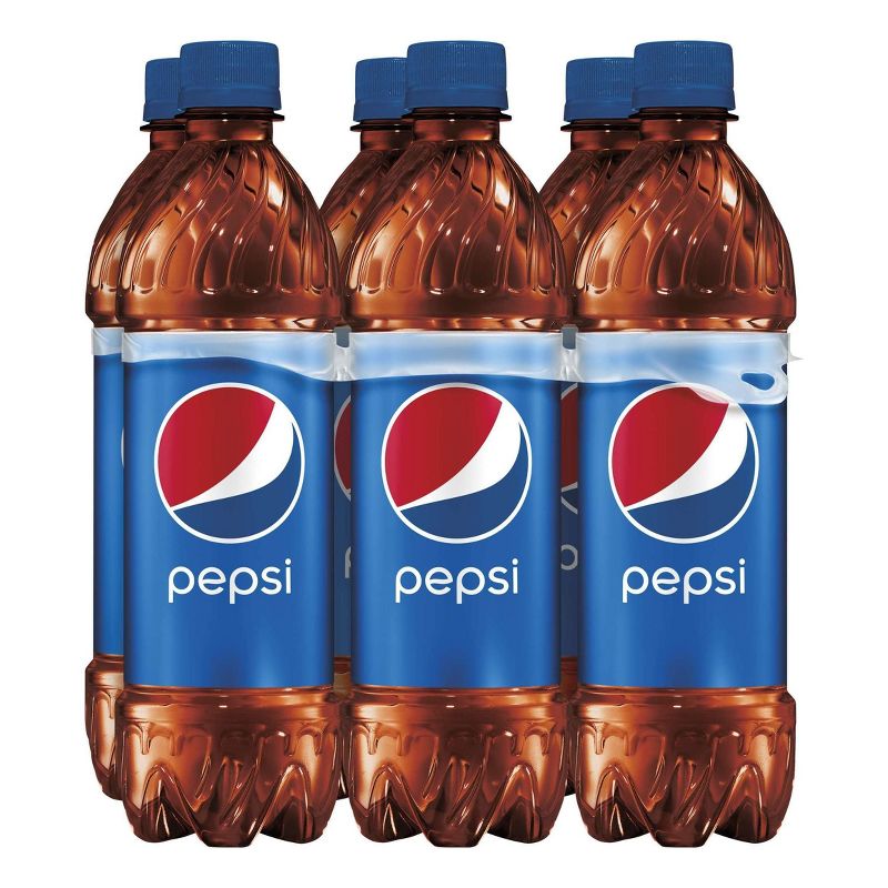 Pepsi Cola Soda - 6pk/16.9 fl oz Bottles