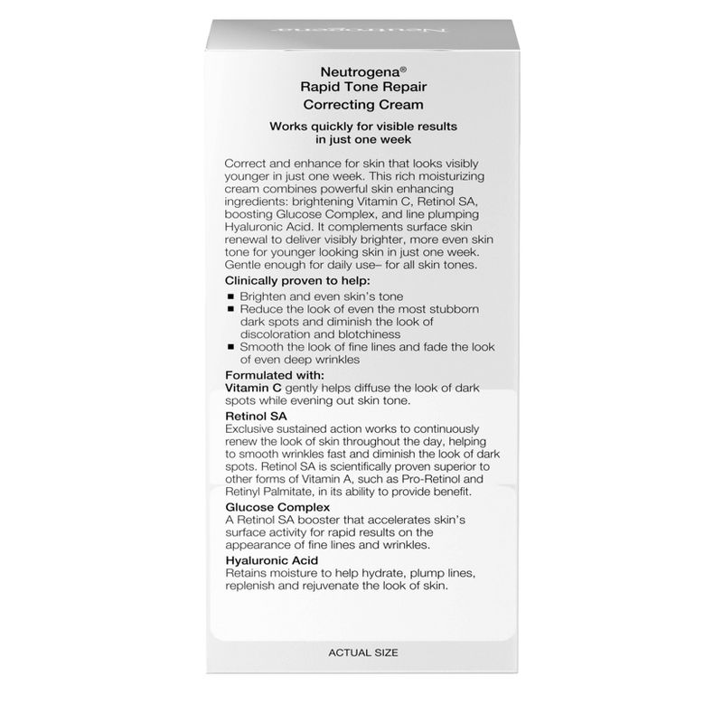 Neutrogena Rapid Tone Repair Correcting Cream - 1.7oz