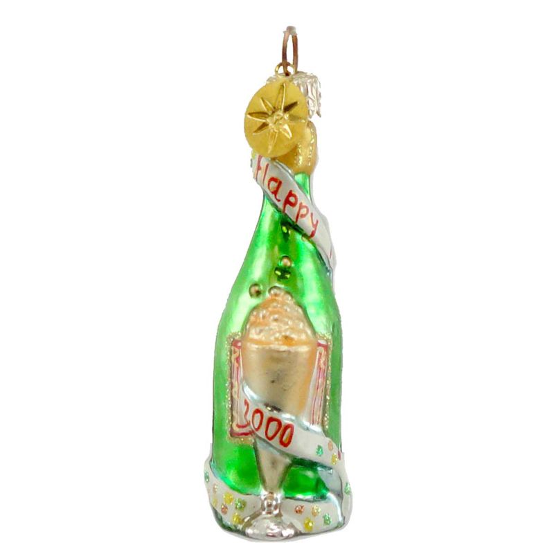Christopher Radko 2000 Cheers Gem Ornament New Year Champange  -  Tree Ornaments